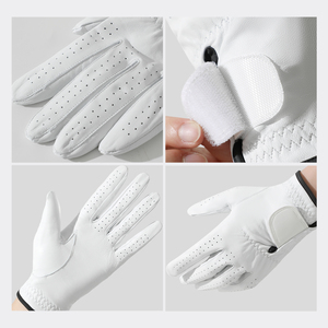 Guantes de Golf Unisex de Cuero PU de Alta Calidad, Guantes de Golf Profesionales de Cuero Cabretta, Piel de Oveja Verde, Venta Directa de Fábrica - Product Image 4