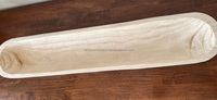 Centre de table en bois de cèdre ovale poli fait main, style rustique, Feng Shui, écologique, sculpté à la main, haute qualité