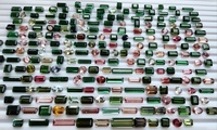 Pierres précieuses naturelles multi-tourmalines Aligemstones certifiées IGI, formes variées pour la fabrication de bijoux, prix d'usine en gros