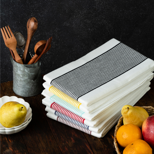 Essuie-tout de cuisine rectangulaire en coton blanc tissé, personnalisable, couleur unie, lavable en machine, ultra doux et absorbant - Product Image 3