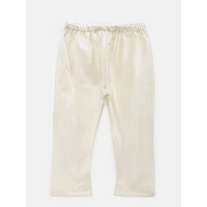 Ensemble de vêtements pour garçons, kurta pyjama blanc cassé avec veste imprimée à manches longues, polyester uni, pour 6 ans - Product Image 4