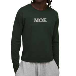 Camiseta de Manga Larga de Algodón para Hombre con Logotipo Bordado en el Pecho, Tela Ligera, Producción de Ropa de Marca Privada OEM - Product Image 1