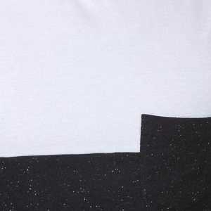Men's Sleeveless <b>Tank</b> <b>Top</b> O-Neck Printed Breathable Polyester Knitted Sporty Casual Style <b>White</b> with Black Trim - Product Image 6