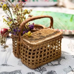ตะกร้าหวายสานมือสุดทันสมัยสำหรับปิกนิก พร้อมที่ใส่ขวดไวน์ - Product Image 6