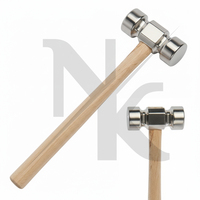 Marteau de fermeur de luxe en acier inoxydable forgé, très tendance, haute qualité, bien équilibré, à long manche, pour l'équitation, Nafko NK-4120