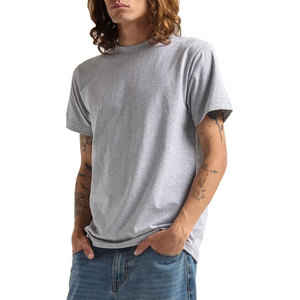 T-shirts à col rond Shaka Wear Style 6oz en coton américain de qualité supérieure, grammage lourd, couleur gris, pour le streetwear, vente en gros - Product Image 6
