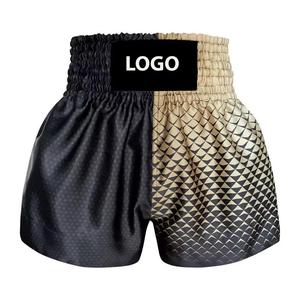 Shorts de Muay Thai pour hommes de qualité supérieure fabriqués au Pakistan, design personnalisé, vêtements de combat MMA, boxe, kickboxing, haute qualité, pour la salle de sport - Product Image 1