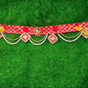 Novedad, Bandarwals Torans Hechos a Mano, Tradicionales y Clásicos, Tela de Moda para Festivales y Decoración del Hogar - Product Image 1