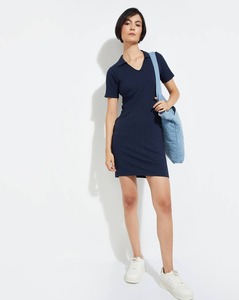 ผู้ผลิตเดรสทรงเข้ารูปแขนสั้นผ้าริบบิ้นยอดนิยม เดรสสั้นผ้าริบบิ้นถักแบบมินิ สั่งซื้อขั้นต่ำจำนวนมาก - Product Image 6