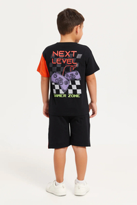 Conjunto de Ropa Infantil de Diseño Personalizado OEM ODM 100% Algodón para Niños y Niñas, Conjunto de 2 Piezas, Camiseta y Pantalones Cortos, Ropa Casual para Niños - Product Image 3