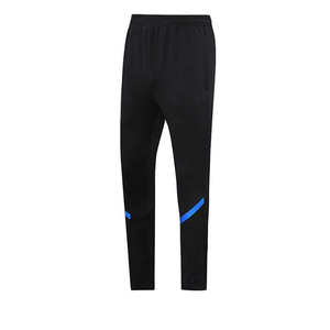 Men's Blue And Black <b>Tracksuit</b> Full Zip Stand Collar Sporty Style With Side Pockets Autumn Wear Regular Fit Solid Color - Product Image 3