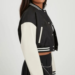 เสื้อแจ็คเก็ตวาร์ซิตี้สำหรับผู้หญิงจาก Al Nolan Enterprises รุ่น Spring Breathable Eco-Friendly  ผ้าวูลด้านนอก ซับในผ้าฝ้าย คอปกถอดออกได้ - Product Image 3