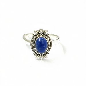 Fine <b>Ring</b> with <b>Lapis</b> <b>Lazuli</b> (3.6 Grams) - Product Image 2
