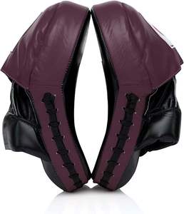 Guantes de Boxeo Fairtex de Alta Calidad, Curvos y Duraderos, Color Borgoña y Negro, para Entrenamiento de Muay Thai, MMA y Kickboxing - Product Image 3