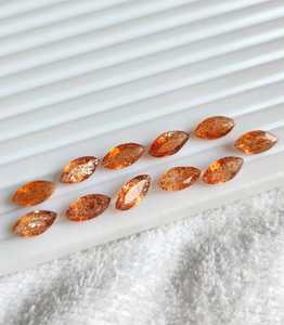 Pierres précieuses en pierre de soleil naturelle 4x8mm, taille marquise facettée, en vrac pour la fabrication de bijoux, disponibles à prix de gros. - Product Image 4