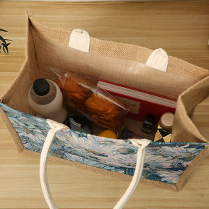 Bolsas de Compras de Yute Ecológicas al por Mayor con Tamaño y Diseño Personalizados - Product Image 3