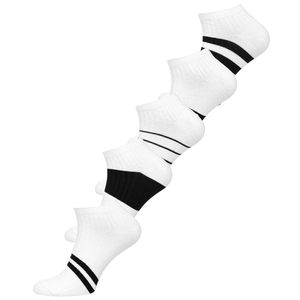 Chaussettes invisibles basses personnalisées confortables et respirantes en coton pour hommes, chaussettes décontractées tissées, chaussettes blanches tricotées, taille standard - Product Image 6
