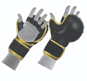 Gants de grappling en cuir personnalisés pour l'entraînement MMA, protection des mains pour le kickboxing, le Muay Thai, gants de boxe MMA à étiquette privée - Product Image 3