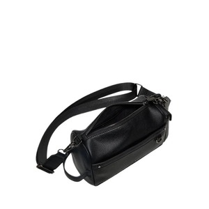 2026 new style and design Custom logo <b>Canvas</b> Crossbody Bag Men Men's Messenger Bags Vegan Leather Messenger Bag - Product Image 3