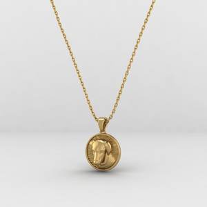 Pendentif Breloque Personnalisé en Argent 925 Plaqué Or 18K avec Portrait de Chien 3D, Médaillon Commémoratif pour Animaux de Compagnie, 20mm, Bijou Cadeau Personnalisé pour Amoureux des Animaux, Femme - Product Image 2