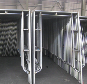 Fournisseur chinois d'échafaudages en acier économiques, échelles en H et échafaudages industriels, cadre <span class=keywords><strong>tubulaire</strong></span> en acier pour la construction - Product Image 5