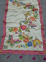 Blus Saree Pesta Bollywood Pakaian India Pakistan Sari Baru Desainer Pernikahan