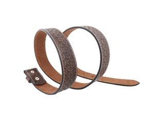 Ceintures occidentales élégantes de concepteur à la main 100% boucle en métal personnalisée en cuir marron véritable-Collection de ceintures de sacs en cuir faits à la main - Product Image 1