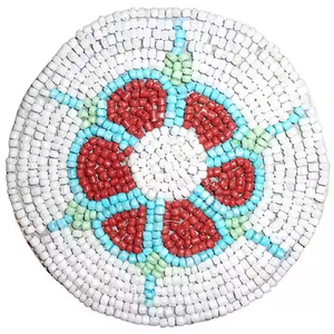 Luxury Art Beaded Coffee Mug Coasters Non-Slip Base Dining <b>Table</b> <b>Mats</b> & Pads Elegant <b>Table</b> Accessory - Product Image 5