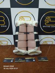 Botas Ecuestres BRAND ZONE de Cuero Patentado para Caballos, Botas Protectoras para Tendones con Neopreno de 8MM y Piel Sintética, Duraderas y Cómodas - Product Image 3