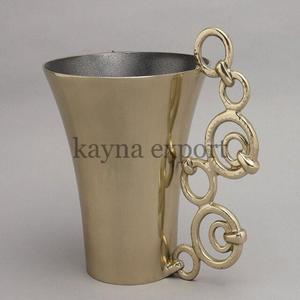 Florero largo Chapado en cobre, jarrón de cobre de metal de diseño único para decoración del hogar, centro de mesa de uso a precio asequible - Product Image 5