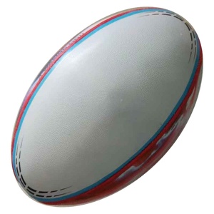Ballon de rugby sur mesure de qualité supérieure, durable, taille 6, fabriqué à la main, pour l'entraînement et les matchs, robuste, pour le sport - Product Image 4