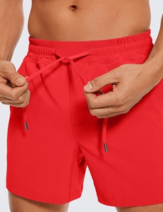Pantalones cortos para correr para hombre al por mayor, pantalones cortos deportivos informales de secado rápido para gimnasio, pantalones cortos deportivos de poliéster y LICRA para hombre - Product Image 2