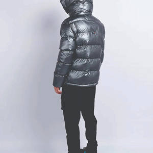 <b>Top</b> Quality <b>Men</b> Puffer Jacket High Down Coat <b>Men's</b> Bright Face Trend Hooded Short Thick Winter Bomber Shiny <b>Men</b> Puffer Jacket - Product Image 4
