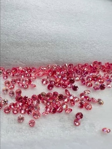 เพชรเม็ดเดี่ยวทรงกลมเจียระไนแบบบริลเลียนท์ สีชมพูเข้มแฟนซี CVD ผลิตในห้องปฏิบัติการ ขนาด 1.60-1.70 มม. ความสะอาดระดับ VS1 เพชรเม็ดเดี่ยวสำหรับตกแต่งนาฬิกา - Product Image 3