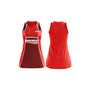 Camiseta de Netball de Alto Rendimiento |   Uniforme de Netball Sublimado con Logotipo, Nombre y Número del Equipo |   Poliéster Transpirable - Product Image 1