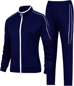 Conjunto Deportivo Ligero para Gimnasio, Chaqueta y Pantalones Deportivos, Ropa Deportiva para Equipos, Traje de Entrenamiento con Logotipo Personalizado para Clubes y Equipos - Product Image 1