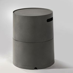 ฝาครอบถังโพรเพนเหล็กกลมพร้อมที่วางโต๊ะข้างแบบซ่อน - Product Image 5