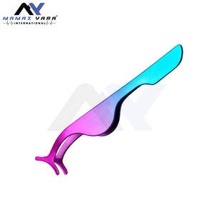 Pince à épiler professionnelle en acier inoxydable pour extensions de cils, outil applicateur de précision, pince de retrait bicolore pour usage en salon - Product Image 3