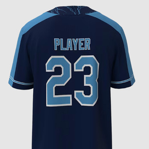 Wholesale Manufacturer Factory Supplier <b>Baseball</b> Full Button Up Jersey Custom Team Wear Breathable Mesh Sports <b>Baseball</b> Jersey - Product Image 6