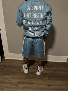 2026 Men Sets Two Piece Custom Windbreaker Shorts and Jacket <b>Tracksuits</b> breathable Zip up Nylon Two Piece Windbreaker Short - Product Image 4