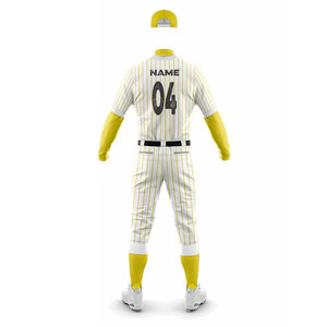 <b>Baseball</b> & Softball Uniform Breathable Button Up Long Sleeve Jersey with Pants Multi Pockets Design <b>Baseball</b> Uniform Kits - Product Image 6