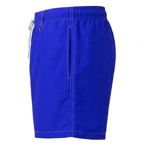 Pantalones cortos de verano para hombre con cómoda cintura elástica y cordón ajustable, construcción duradera para uso durante todo el día - Product Image 3
