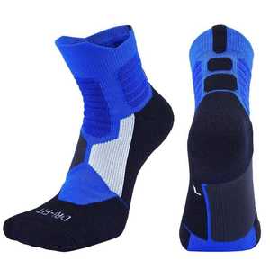Calcetines Deportivos Antibacterianos de Felpa, Medias de Baloncesto hasta la Pantorrilla para Hombre y Mujer, Calcetines Deportivos de Élite para Adultos - Product Image 1