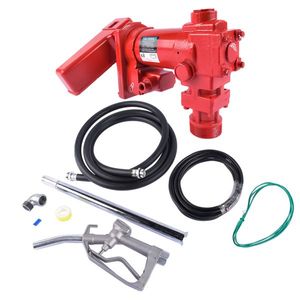 Pompa di Trasferimento Carburante 12V per Benzina, Diesel e Cherosene, 15 GPM con Kit Ugelli - Product Image 5