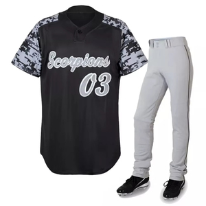 Uniforme de baseball sur mesure de haute qualité, maillot de baseball très vendu, vêtements d'équipe, uniforme de baseball - Product Image 1