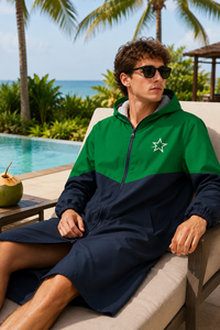 High Quality Swimming <b>Parka</b> Unisex Custom Logo <b>Waterproof</b> Warm Poolside <b>Jacket</b> for Swim Training Teams Factory Supply New Trend - Product Image 6