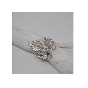 Porte-serviettes élégant et moderne en aluminium doré, décoratif, motif botanique, pour décoration de table de mariage, durable et écologique, idéal pour les banquets - Product Image 3