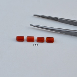 Piedras Preciosas de Ónice Rojo Natural de 5 mm y 7 mm, Corte Octogonal Facetado, Venta al por Mayor, Joyería Hecha a Mano con Piedras de Nacimiento, Proveedor de Piedras Preciosas de Ónice de Alta Calidad - Product Image 2