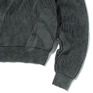 Pull en tricot surdimensionné pour homme, style streetwear, effet délavé, 100% coton, respirant, personnalisable - Product Image 6