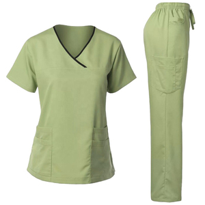 Wholesale Women Stretch Uniform Scrub Uniforms Suit Medical <b>Doctor</b> Nurse Scrubs Suits Colors Hospital Uniform Scrub <b>Sets</b> - Product Image 1